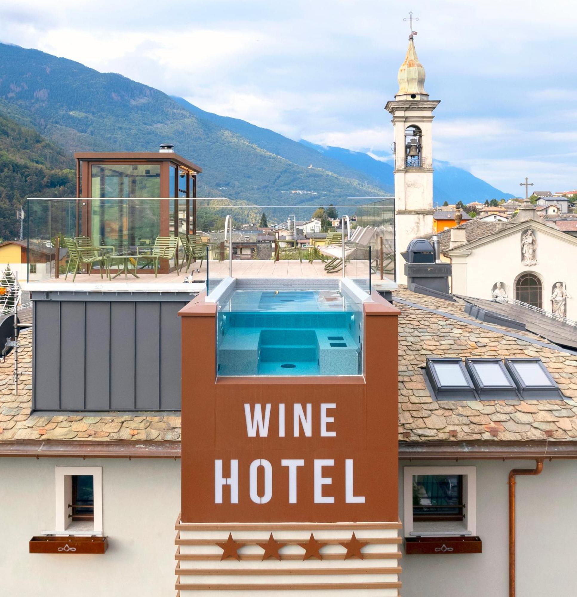 Wine Hotel San Carlo - Relais & Spa - Boutique Hotel Chiuro Luaran gambar