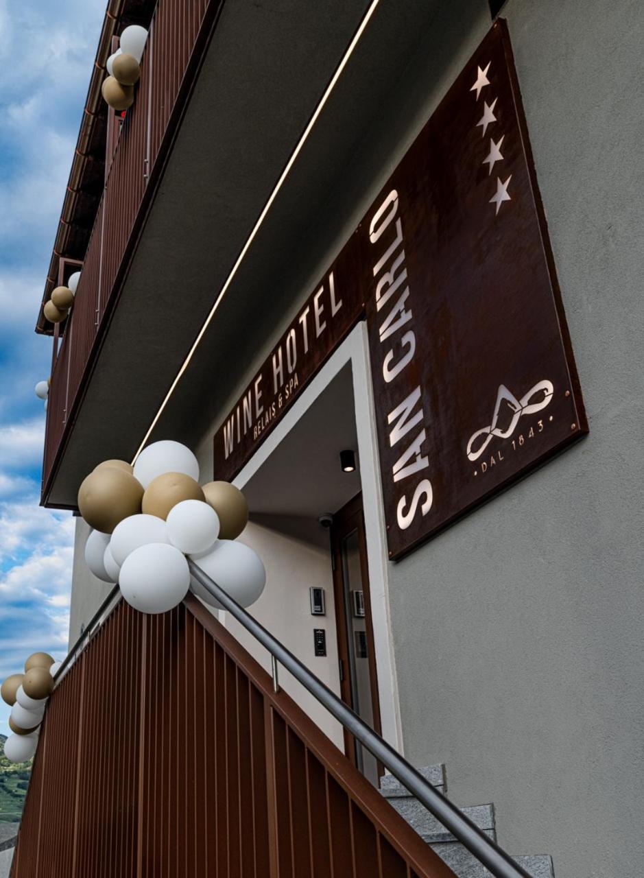 Wine Hotel San Carlo - Relais & Spa - Boutique Hotel Chiuro Luaran gambar
